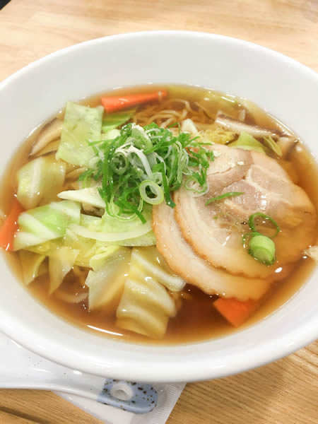 道の駅藤樹の里あどがわ 期間限定野菜ラーメン