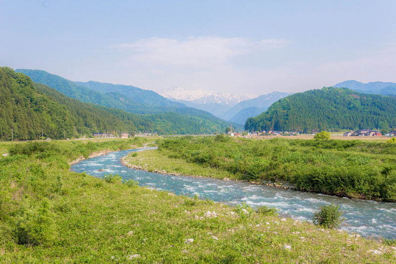 富山の川