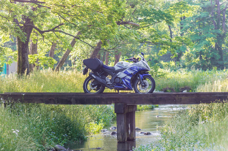 墓ノ木自然公園キャンプ場 YZF-R15