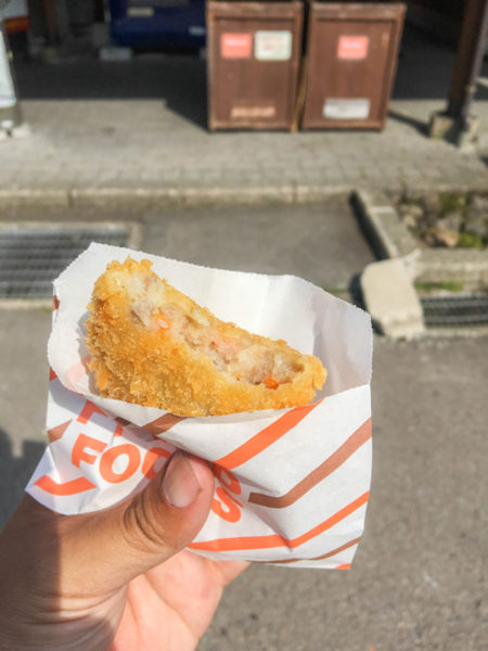 道の駅 明宝 飛騨牛コロッケ